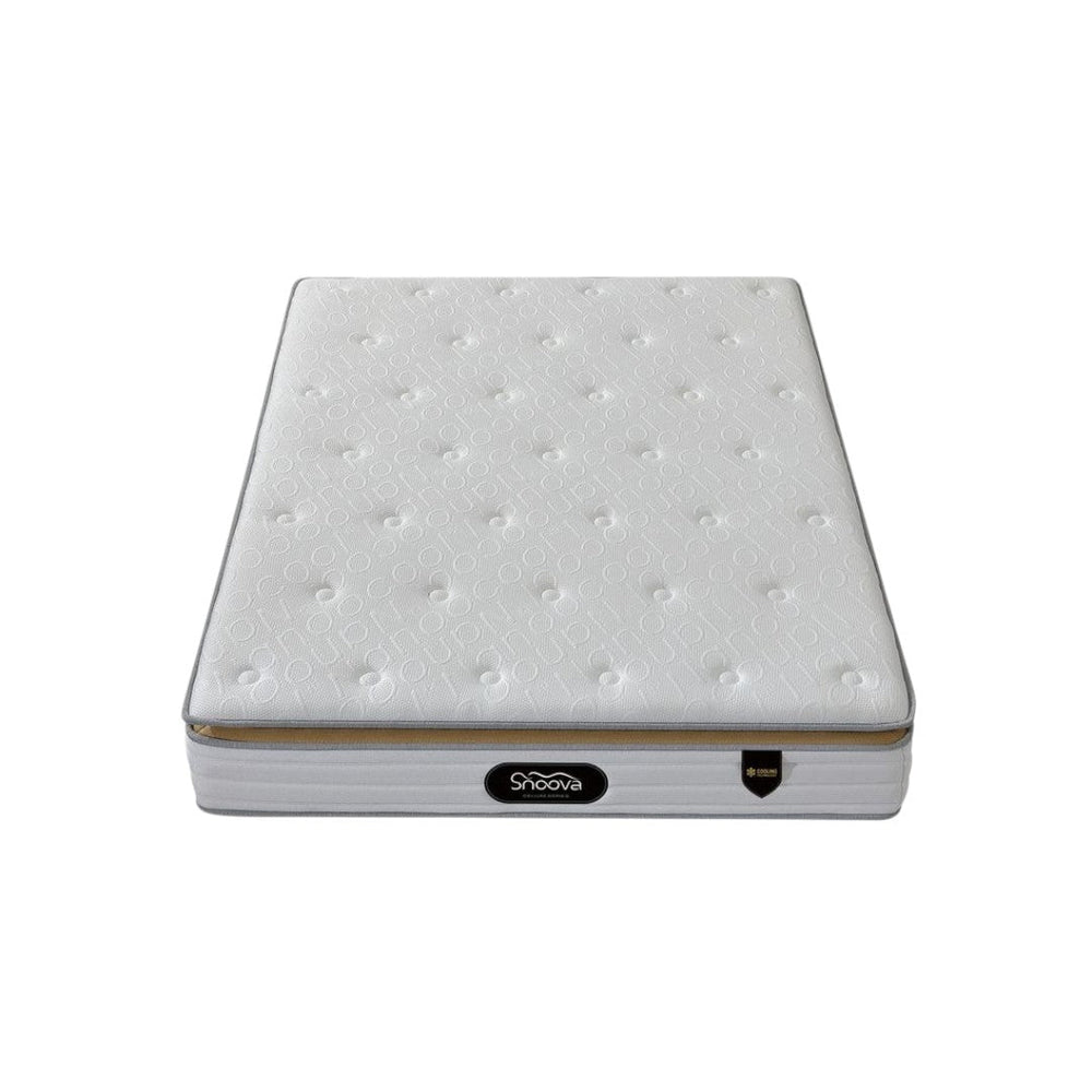 Snoova Deluxe pillow-top mattress in a bedroom setting