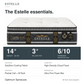 Vanzio Italia Estelle 14-Inch Pillow Top Pocket Spring Mattress Grandeur Furnishings