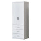Modern White Wardrobe Collection Grandeur Furnishings