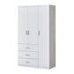 Modern White Wardrobe Collection Grandeur Furnishings