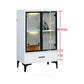 Elegant Glass Side Cabinet – Available in Four Sizes Grandeur Furnishings