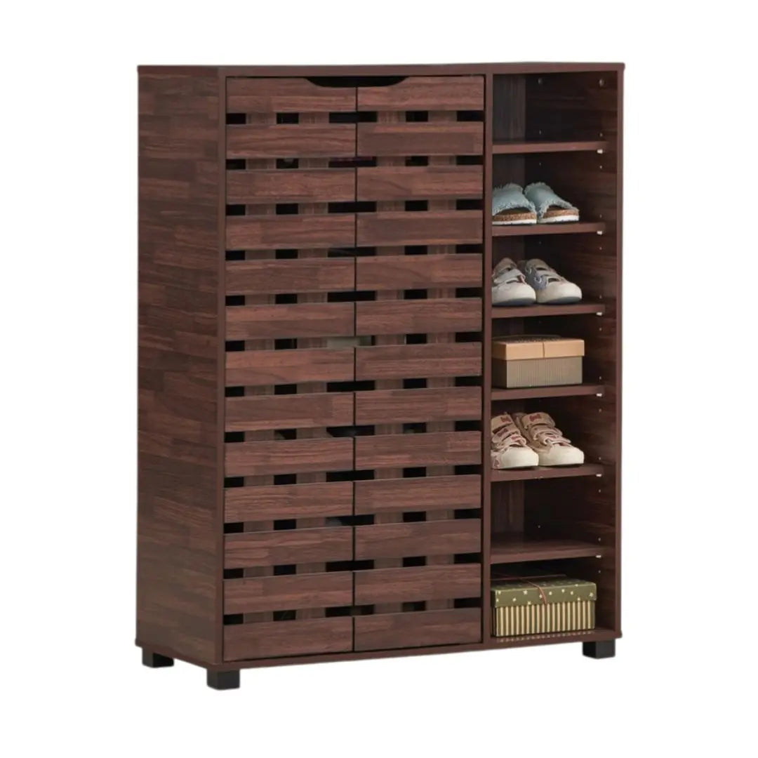 Modern Wooden Shoe Cabinet – Stylish and Spacious Storage Shoe Rack (6 Sizes) Grandeur Furnishings