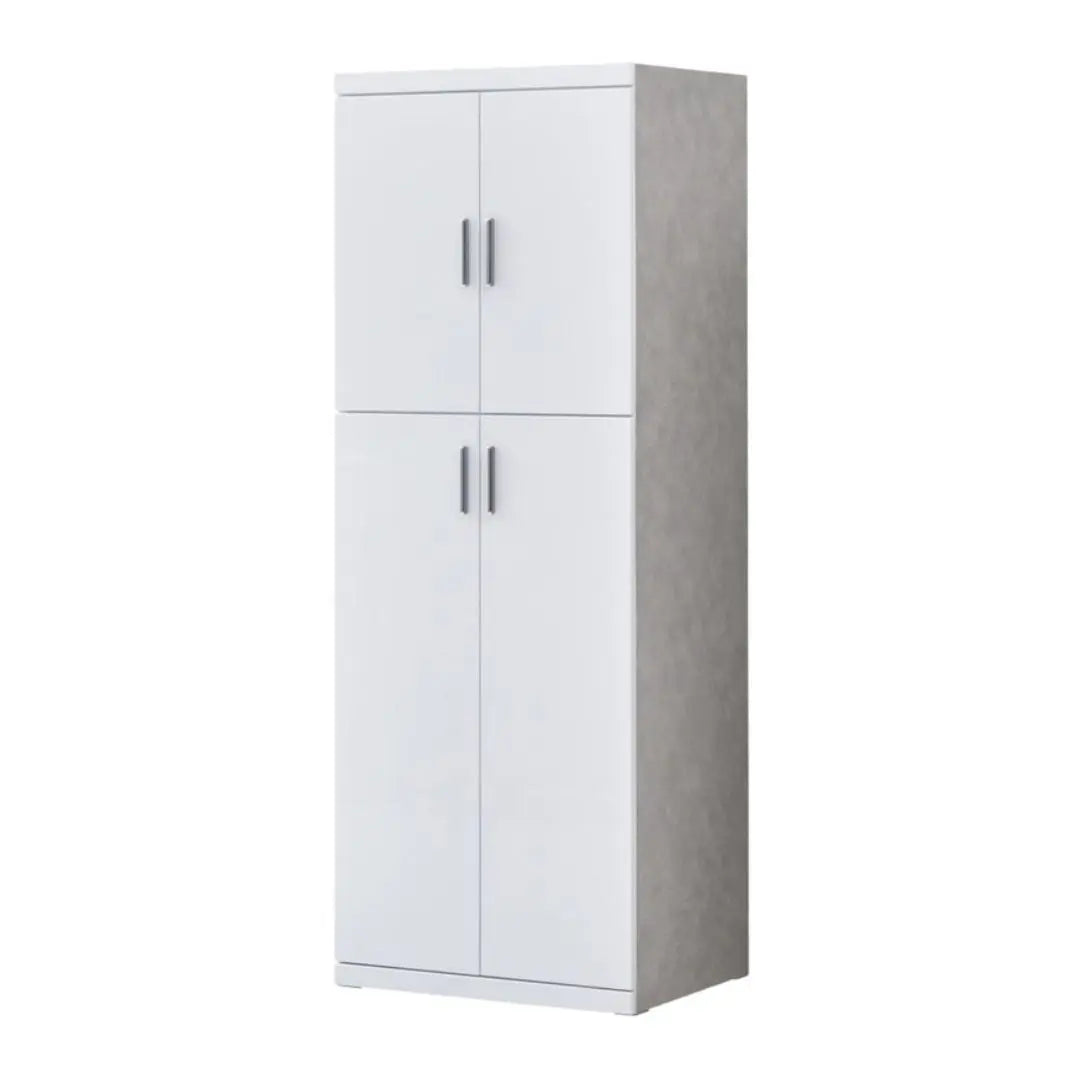 Modern White Wardrobe Collection Grandeur Furnishings