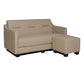 Elegant 3 Seater Sofa with Ottoman Foot Stool Grandeur Furnishings