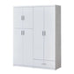 Modern White Wardrobe Collection Grandeur Furnishings