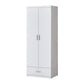 Modern White Wardrobe Collection Grandeur Furnishings