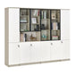 Modern Modular Book Cabinet & Office Storage Bookcase | Lockable Doors & Adjustable Shelves Grandeur Furnishings
