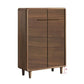 Stylish Gloss White & Walnut Shoe Cabinet - Multiple Sizes Available for Organized Storage Grandeur Furnishings