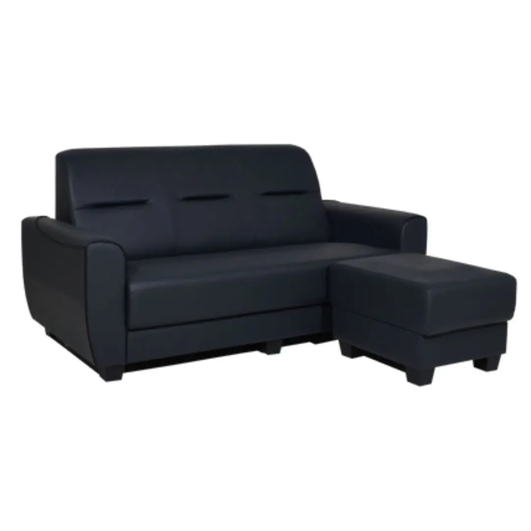 Elegant 3 Seater Sofa with Ottoman Foot Stool Grandeur Furnishings