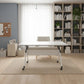 Foldable Study Table with Wheels Grandeur Furnishings