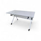 Foldable Study Table with Wheels Grandeur Furnishings