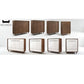 Stylish Gloss White & Walnut Shoe Cabinet - Multiple Sizes Available for Organized Storage Grandeur Furnishings