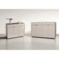 Shoe Cabinet with Wood Veneer Top Grandeur Furnishings