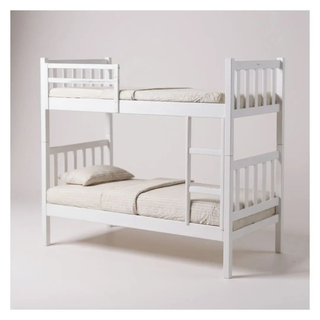 Double Decker Bed Frame | Solid Wood Bunk Bed for Kids Grandeur Furnishings