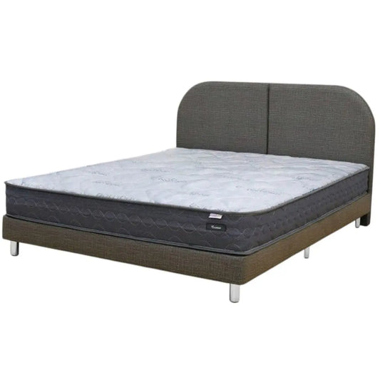 Dreamster Cosmos Mattress with Oscar Fabric Bedframe Set Grandeur Furnishings