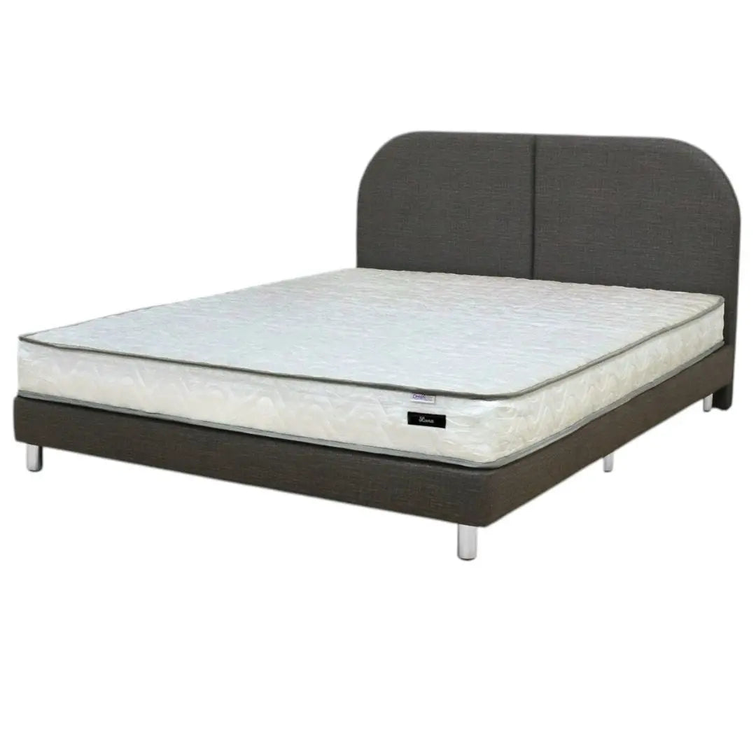Dreamster Luna Mattress with Oscar Fabric Bedframe Set Grandeur Furnishings