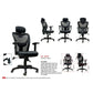 Adjustable Ergonomic Office Chair with Mesh Backrest, Headrest, Armrests & Lumbar Support Grandeur Furnishings