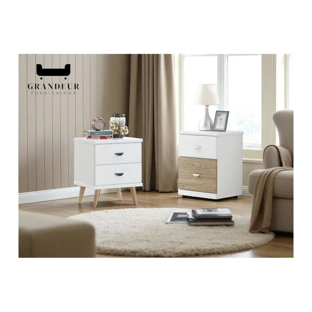 Contemporary Bed Side Table Grandeur Furnishings