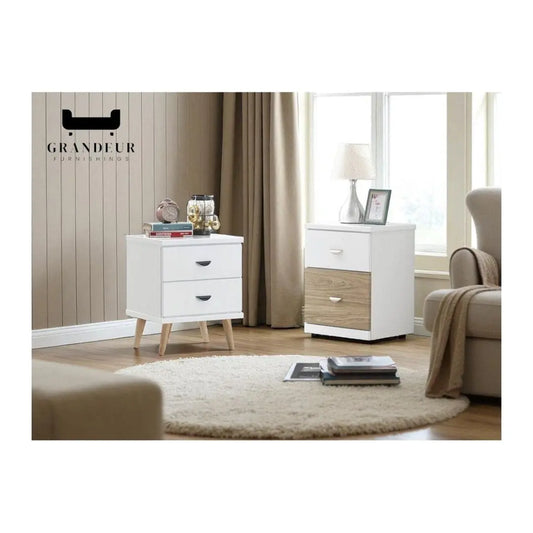 Contemporary Bed Side Table Grandeur Furnishings