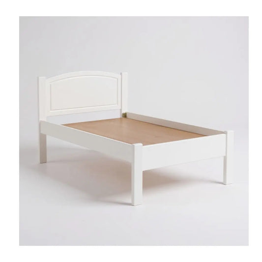 Modern Solid Wood Bed Frame with Arched Headboard Grandeur Furnishings
