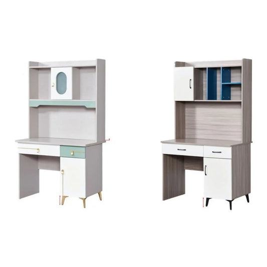Modern Study Table with Storage Shelf and Practical Design for Your Workspace Grandeur Furnishings