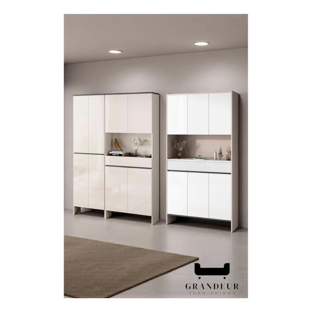 Sleek and Spacious Shoe Storage Cabinet - Perfect for Any Interior Design Grandeur Furnishings