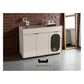 Side Cabinet with Wood Veneer Top Grandeur Furnishings