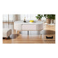 Elegant Round Coffee Table with Soft-Closing Drawers Grandeur Furnishings