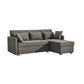 L-Shaped Fabric Sofa Bed Grandeur Furnishings