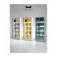 Modern LED Glass Display Cabinet with 5 Shelves Grandeur Furnishings