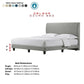 Orlena Fabric Divan Bed Frame Grandeur Furnishings