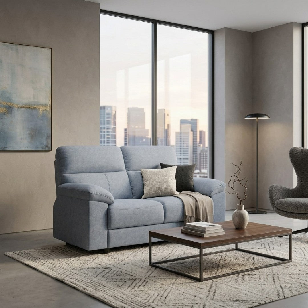 Vista Modern Fabric Sofa Set | Comfort Living Room Couch (1, 2, & 3 Seater Options)