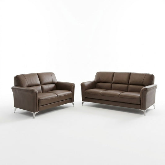 Axis Premium Half Leather Sofa | Modern Living Room Couch (1 / 2 / 3 Seater) Grandeur Furnishings