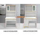 Study Table Desk with Top Storage Shelf Grandeur Furnishings