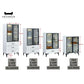 Elegant Glass Side Cabinet – Available in Four Sizes Grandeur Furnishings