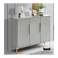 Elegant and Stylish Shoe Cabinet with Sintered Stone Top | Available in 2 Sizes and Colour Grandeur Furnishings