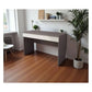 Sleek and Modern Study Table in Dark Grey and Maple - Stylish Design, Ideal for Any Workspace Grandeur Furnishings