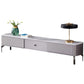 Glass-Top TV Console & Coffee Table Set Grandeur Furnishings