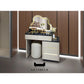Vanity Table with LED Light and Unique Cloud-Shaped Mirror  Dressing Table Set Grandeur Furnishings