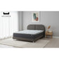 Dreamster Stardust Mattress with Oscar Fabric Bedframe Set Grandeur Furnishings