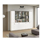 Modern Modular Book Cabinet & Office Storage Bookcase | Lockable Doors & Adjustable Shelves Grandeur Furnishings