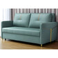Versatile Sofa Bed with Gold Accents – Available in Blue, Teal, and Grey Grandeur Furnishings