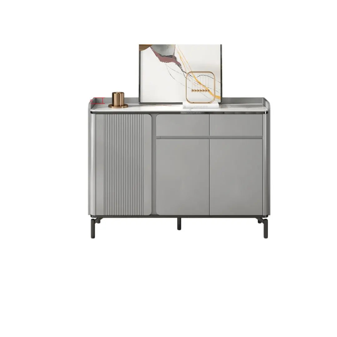 Modern Sintered Stone Top Shoe Cabinet Grandeur Furnishings