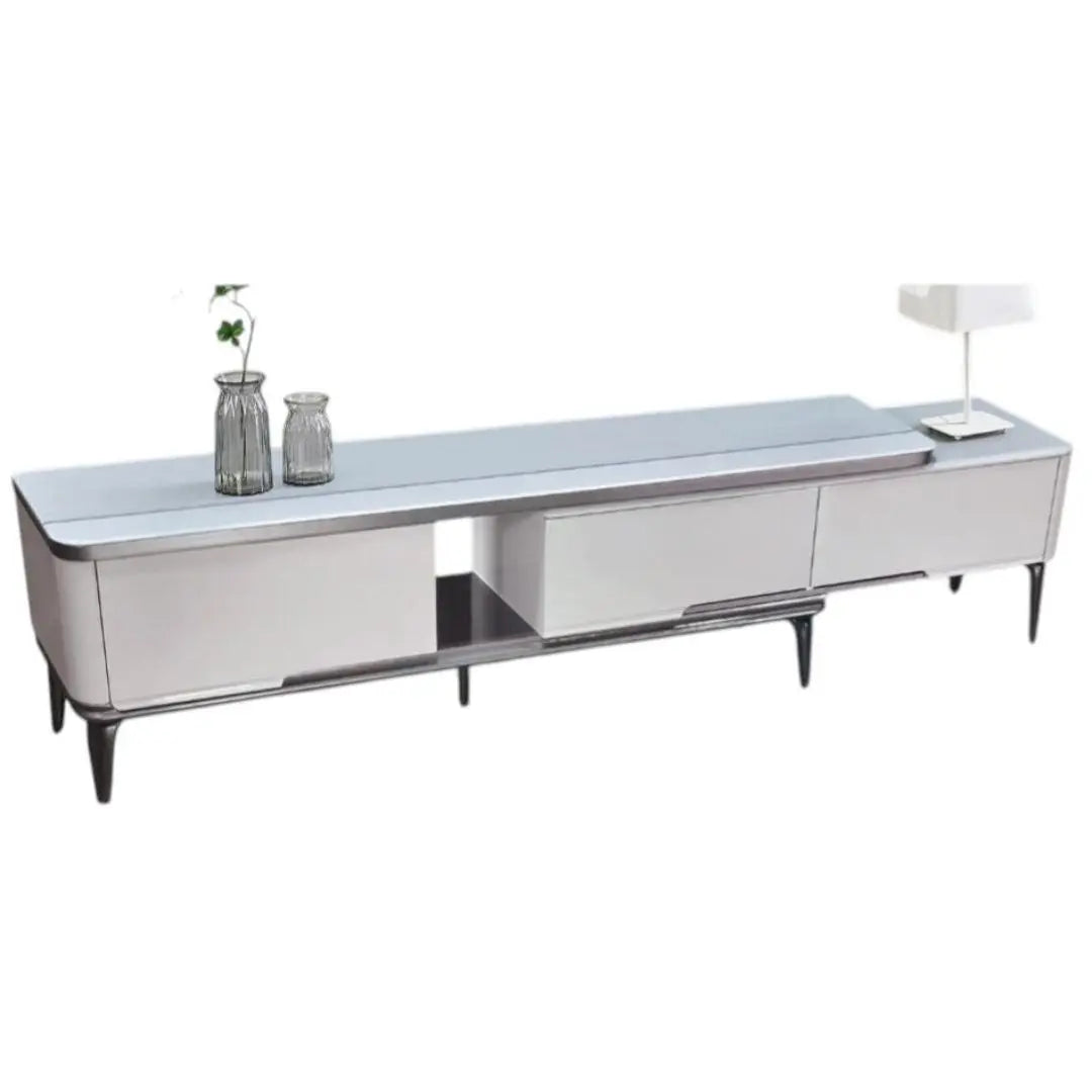 Extendable TV Console & Coffee Table Set Grandeur Furnishings
