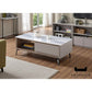 Modern Coffee Table with Microcrystalline Glass Top Grandeur Furnishings