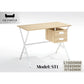 Modern Home Office Desk Study Table with Storage / Keyboard Tray - Multiple Models Available Grandeur Furnishings