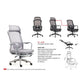 Comfortable Office Chair with Multi-Angle Backrest, Adjustable Footrest, and Breathable Mesh Backrest Grandeur Furnishings