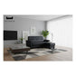 Sleek 3-Seater Sofa with Ottoman Foot Stool Grandeur Furnishings