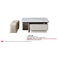 Elegant Coffee Table with Stools and Soft-Closing Drawers Grandeur Furnishings
