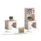 Study Table with Maple Wood Top & Matte White Base - Multiple Sizes Available Grandeur Furnishings